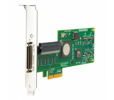 Контроллер 412911-B21, 439946-001 HP SC11Xe Ultra320 Single Channel/ PCIe x4 SCSI Host Bus Adapter